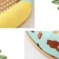 thumbnail image 4 of Pet Cool Mat With Oval Pillow BreathableSummer Cooling Pad Bed Sleeping Mat Pet Blanket For Dogs Cats, 4 of 9