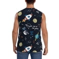 thumbnail image 4 of Disketp Space Sleeveless Tshirts For Men, Muscle Shirts For Men Dry Fit Tank Top-X-Large, 4 of 8