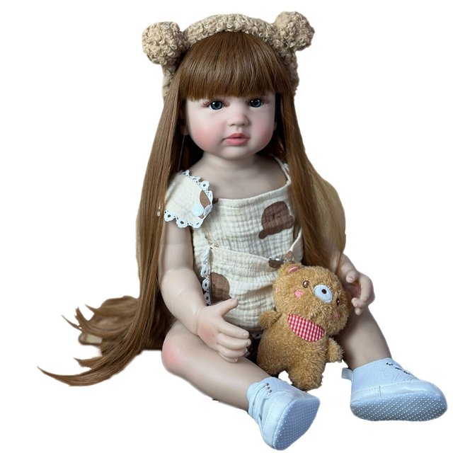 Muñeca Renacida Bebé BZDOLL 55cm Silicona con Felpa