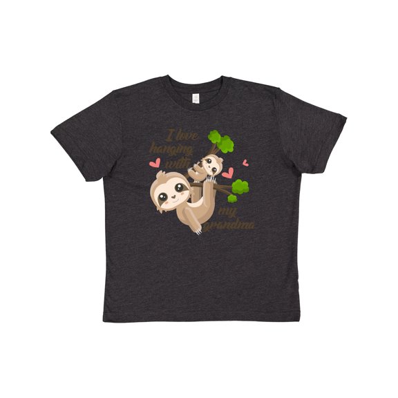 Inktastic Hanging with My Grandma Youth T-Shirt