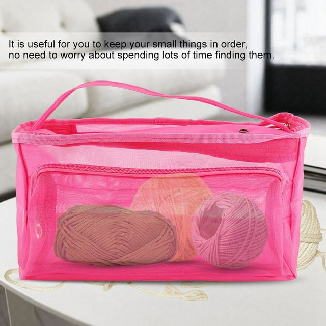 Storage Bags,3 Holes Storage Bags Convenient Homeuse Storage Bags Crochet Storage Bags Cutting-Edge Features