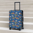 thumbnail image 6 of Fuzoiu Construction Vehicles Print Suitcase Cover,Washable Luggage Covers for Suitcase,Elastic Luggage Protector Cover,Scratch Resistant Travel Suitcase Covers-Small, 6 of 7