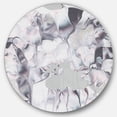 thumbnail image 1 of Designart 'Light and Shadow III' Geometric Metal Circle Wall Art, 1 of 3