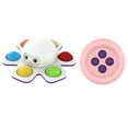 thumbnail image 1 of Fidget Toys Face-Changing Toy Stress Relief Simple Dimple Keyboard Push Bubble Sensory Toy, White + Button To Bead Powder, 1 of 9