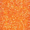 thumbnail image 2 of Miyuki Delica Seed Beads – Size 11/0 (1.6 mm), DB0151, Transparent Tangerine AB, 7.2 g, Approx. 1440 Beads, 2 of 7