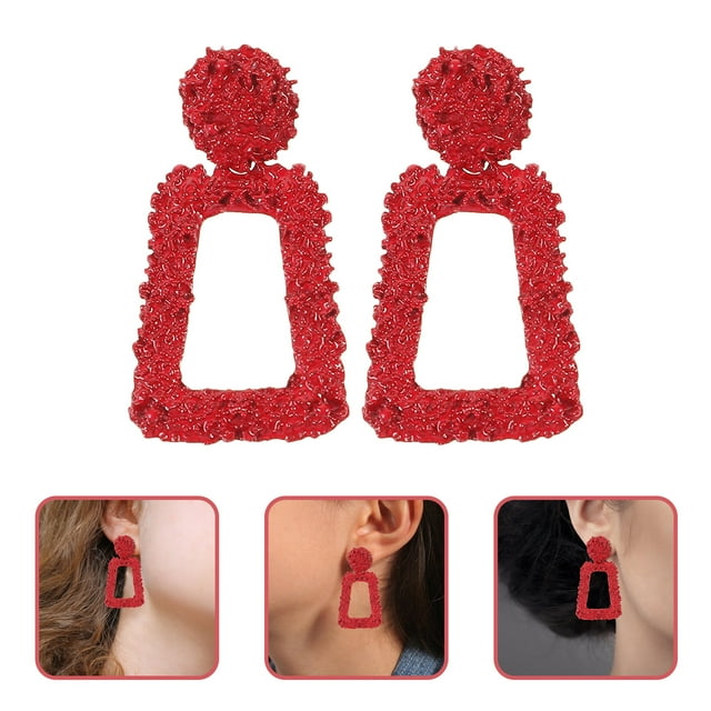 IDEANATEGRATE 1Par Aretes Para Mujer Dangle Con Geométrica Ideal Para Cualquier Ocasión