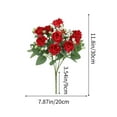 thumbnail image 2 of Iumwxz Artificial Rose Bouquet with Mixed Stems for Wedding Bridal Decor, Table Centerpieces, and Home Decoration, No Vase Included, 2 of 6