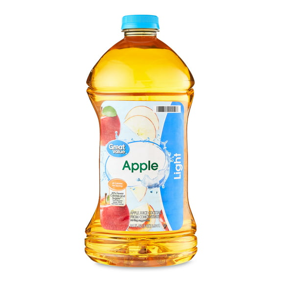 Great Value Light Apple Juice, 96 fl oz