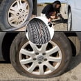thumbnail image 4 of 7Pcs Car/Motorcycle Tire Repair Kit Plug, Tubeless Tire Puncture Repair Kit, Repairs Car, Motorcycle Punctures, with 5pcs Drill Bits, 1pc Spiral T-Tool and T-Tool Insert, 4 of 5