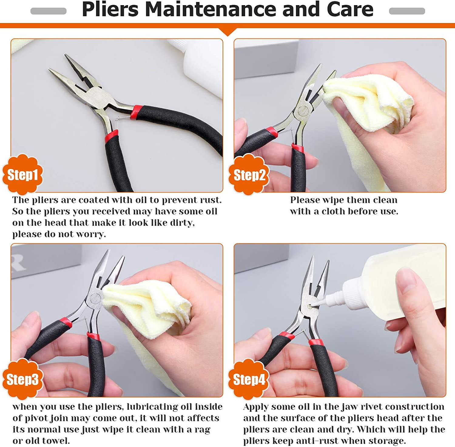 Jinerra Jewelry Making Supplies Kit with Tools, Wires, Findings for Jewelry Repair and Beading