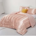thumbnail image 6 of WQSPRING 3 Piece Bedding Set with 2 Pillow Shams Reversible All Season Lightweight Microfiber King Pink, 6 of 6