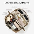 thumbnail image 2 of Bolsa de maquillaje EACHY de gran capacidad para mujer, 23,6 x 10,5 x 11 cm, 2 of 7