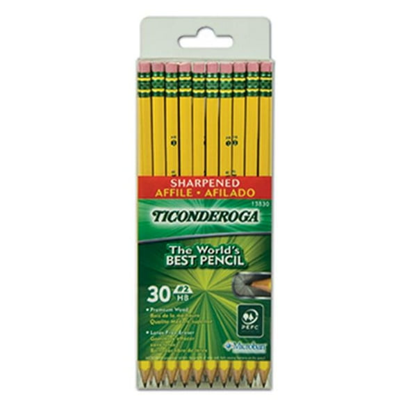 Dixon Ticonderoga Company Ticonderoga No 2 Pre Sharpened 30Pk