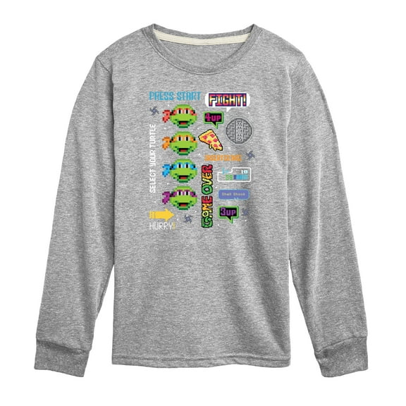 Teenage Muntant Ninja Turtles - Icon Cluster - Toddler And Youth Long Sleeve Graphic T-Shirt