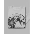 thumbnail image 3 of Moon Sketch Sweatshirt Men -Image by Shutterstock, Male Small, 3 of 4