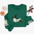 thumbnail image 5 of Meichang Women's Oversized Sweatshirts Halloween Crew Neck Sweatshirt Cute Ghost Graphic Sweatshirts Long Sleeve Fall Pullover Tops, 5 of 5