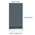 thumbnail image 5 of Peel & Stick Houndstooth Plaid Wallpaper - Houndstooth Check Small Classic Bold Graphic Wallpaper for Wall, Furniture, Cabinet, Dresser (5.7*98.4inch, Grey blue), 5 of 8