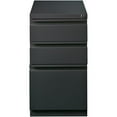 thumbnail image 3 of Scranton & Co 3-Drawer Modern Metal Mobile Pedestal File Cabinet in Charcoal, 3 of 6