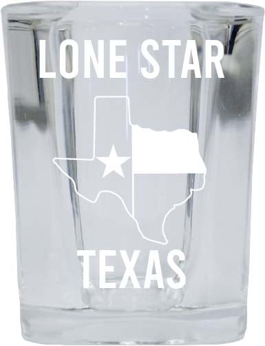 TEXAS STATE & STAR SHOT GLASS SHOTGLASS 