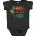 thumbnail image 3 of Inktastic Christmas Baking Spirits Bright with Green Oven Mit Boys or Girls Baby Bodysuit, 3 of 5