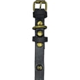thumbnail image 3 of Collar de Piel con picos A pets Life Negro Chico, 3 of 7