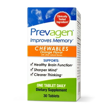 Prevagen Improves Memory Regular Strength Orange Chewable s 30 Ct