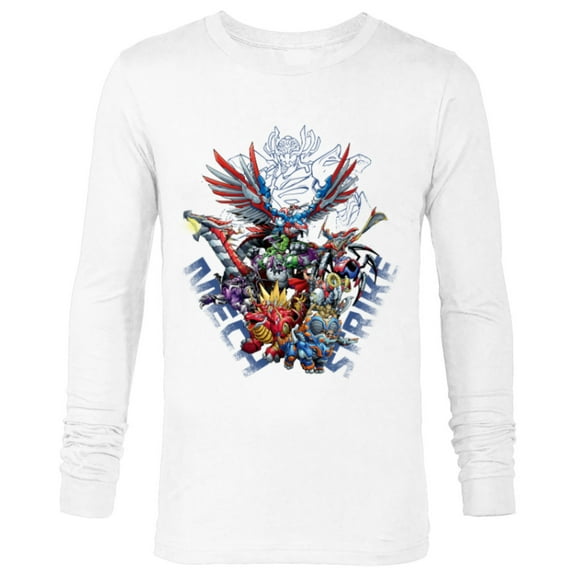 Marvel Mech Strike: Mechasaurs Avengers Mechs Versus Ultron - Long Sleeve T-Shirt for Men - Customized-White