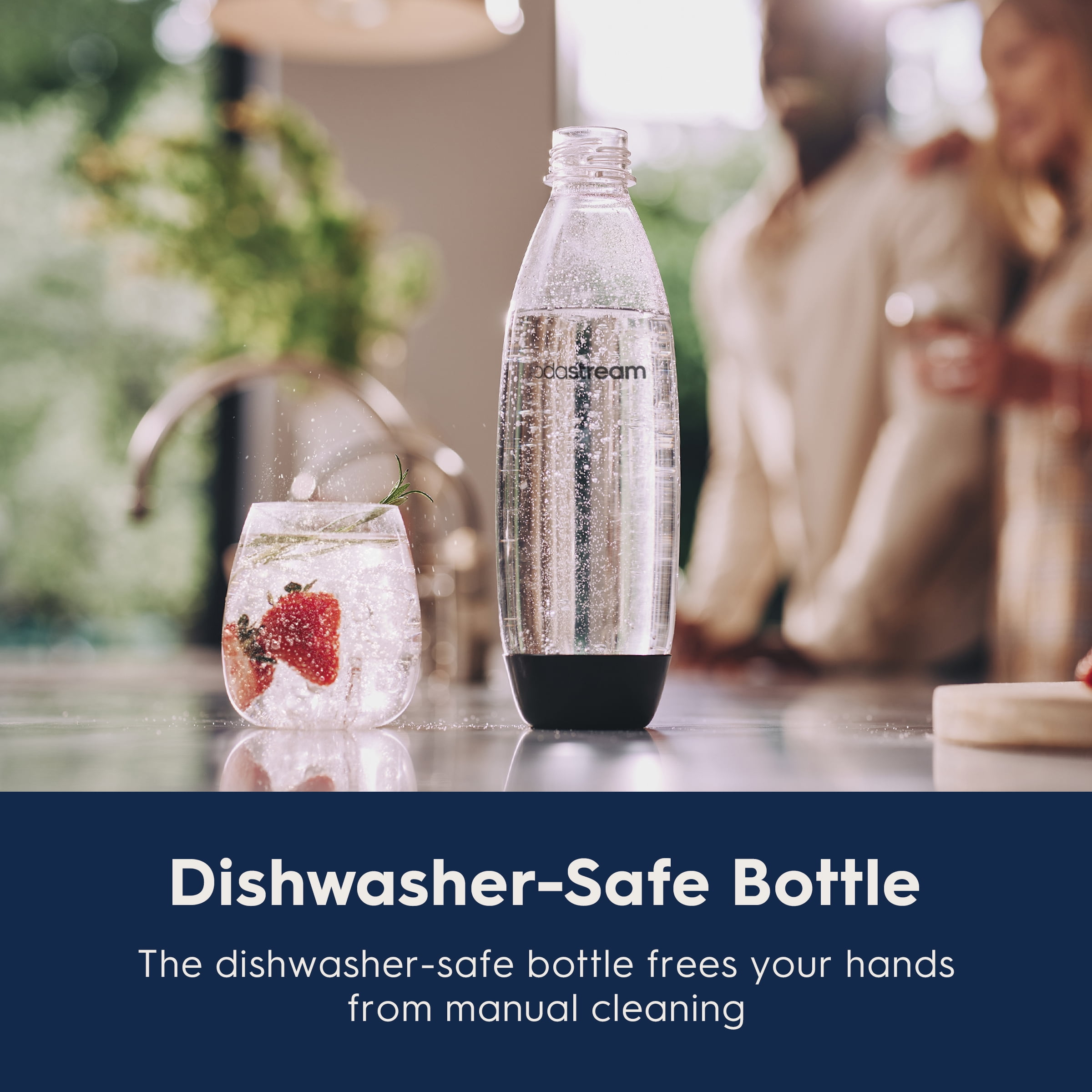 SodaStream Terra Sparkling Water Maker Bundle with CO2, 2 Bottles, and Pepsi Drink Mix, Black
