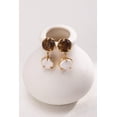 thumbnail image 7 of Vintage Gold 925 Silver Natural Pearl Drop Earrings, 7 of 7