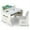 Gray+White, variant on Costway Kids Drawing Table & Chair Set for Reading Playing with Pens & Blackboard Eraser Blue