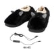 thumbnail image 2 of Pantuflas eléctricas con calefacción por USB, accesorios para el invierno, antideslizantes, lavables, de felpa, con temperatura ajustable, calentadores de pies -ZEZ, 2 of 4
