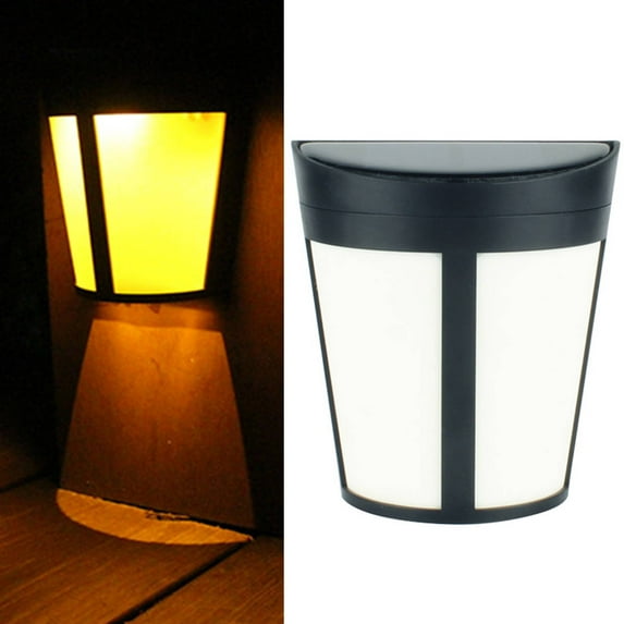 Cheers US Solar Wall Lights Outdoor, Solar Deck Lights LED Tungsten Filament Bulb Vintage Style Lamp Decorative Solar Fence Lights for Post Patio Yard Porch and Driveway