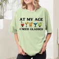 thumbnail image 4 of Funny Shirts for Women Crew Neck Letter Print Fashion Graphic Tees Cotton Lightweight Clothes for Travel Dating, 4 of 5