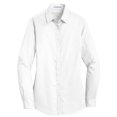 thumbnail image 5 of Yellow Rooster Women's Long Sleeve SuperPro Twill Shirt White M, 5 of 6