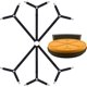 thumbnail image 1 of Tensor de sábana ajustable Sábana ajustable Sábana ajustable 6 lados, sujetadores ajustables Sábanas de cama Tirantes para colchones redondos y cuadrados, 1 of 5