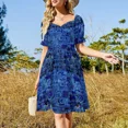 thumbnail image 4 of Vestido clásico de manga corta con emblema de Thunderbird, vestidos de mujer elegantes y bonitos, ropa de verano para mujer, vestidos de mujer, 4 of 7