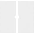 thumbnail image 4 of 30"OD x 3"ID x 10 1/2"C x 1"P Knox Architectural Grade PVC Contemporary Ceiling Medallion, Two Piece, 4 of 11