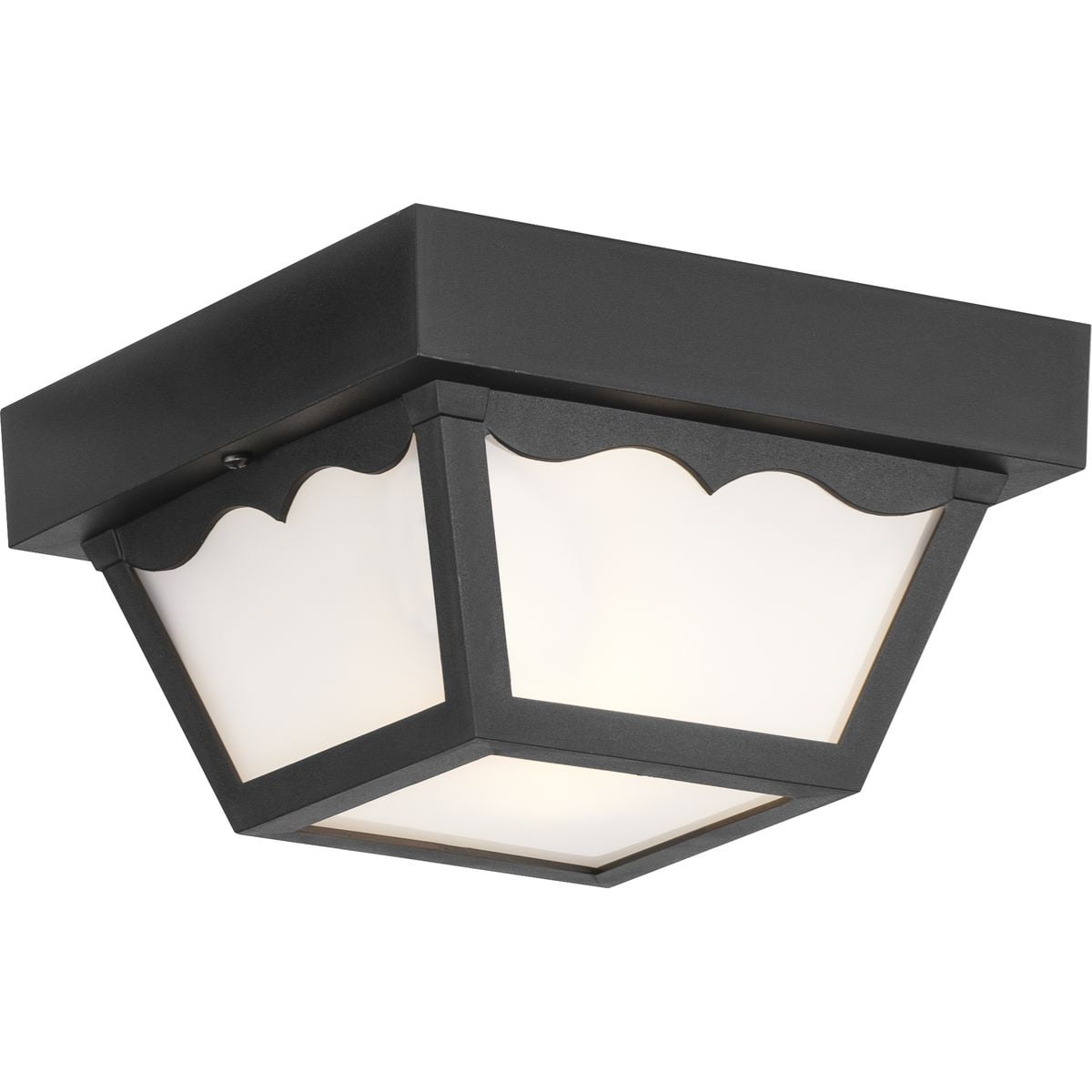 One-Light 8-1/4" Flush Mount for Indoor/Outdoor use