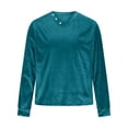 thumbnail image 1 of Haut de Survêtement en Velours pour Usage Quotidien Décontracté, Chandail à Manches Longues Confortable à Col Rond pour Hommes, Coupe Décontractée, Style Jeune pour Toutes les Saisons, 1 of 6