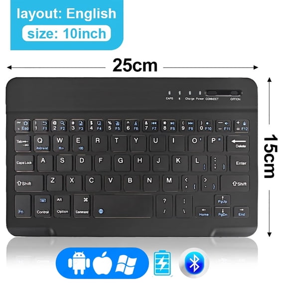 Dual-Mode Bluetooth 5.0 Keyboard 2.4G Wireless Keyboard 3-BT Rechargeable Gaming Keyboard For Laptop Tablet Android iOS Windows