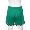 thumbnail image 4 of Xnihocha Kids Boys Drawstring Elastic Waistband Training Running Cycling Shorts Built-in Leggings Green XS, 4 of 7