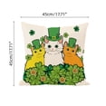 thumbnail image 3 of Nkmbld St. Patrick's Day Printed Pillow Covers, Vintage Accent Farmhouse Cushion Covers Home Decor for Sofa Couch Chair Bedroom Living Room, 3 of 8