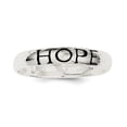 thumbnail image 1 of 925 Sterling Silver Vintage Hope Ring Religious, 1 of 6