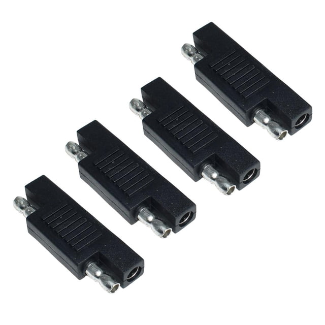 4Pack 47mm * 16mm SAE Sistema de seguridad de conectores adaptador de ión de polaridad solar para sistemas de 12V / 24V DC Baoblaze Adaptador inverso de polaridad SAE