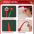 thumbnail image 3 of Bolígrafos de gel Squishy de SANNIX Christmas, juego de 50 unidades con dibujos animados, 3 of 7