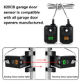 thumbnail image 3 of 20X Kit de Repuesto de Sensor de Seguridad para Puerta de Garaje 820CB para G801CB-P/801CB/041-0136 para, 3 of 5