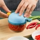 thumbnail image 2 of Monstrate Picadora de ajo, trituradora de adsorción, trituradora portátil de acero inoxidable, accesorio de mano, vegetal para frutas, carne Cocina y Comedor cielo azul, 2 of 6