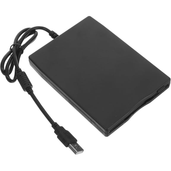 USB Portable 3.5" Floppy Disk Drive for Windows 11/10/8/7, Plug & Play 1.44MB FDD External Diskette Player for PC & Laptop Data Recovery