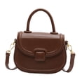 thumbnail image 3 of Bolso de hombro Yuyangstore para mujer Bolso cruzado PU fiesta vacaciones primavera Café, 3 of 8
