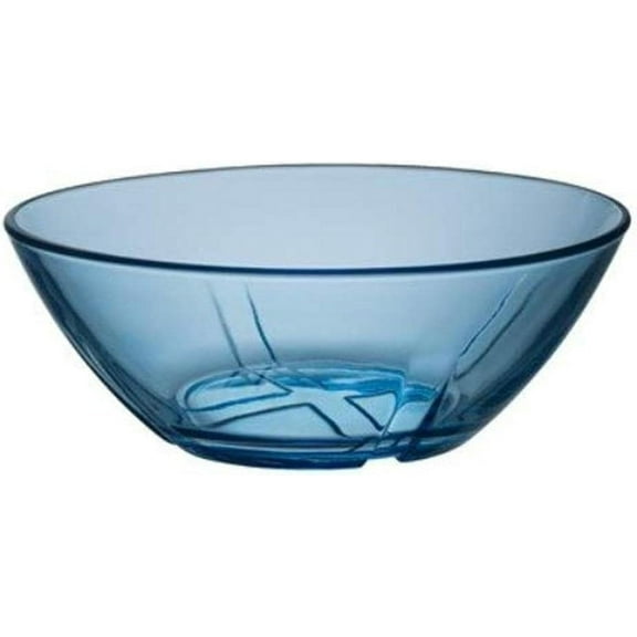 Kosta Boda Bruk Small Bowl Water Blue 19oz Anna Ehrner Swedish Art Glass